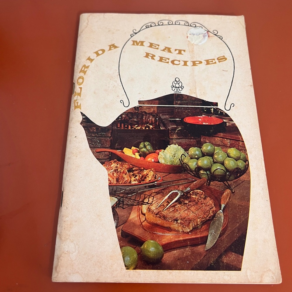 Vintage 1961 Florida Meat Recipes Cookbook Booklet Florida Dept of Agriculture